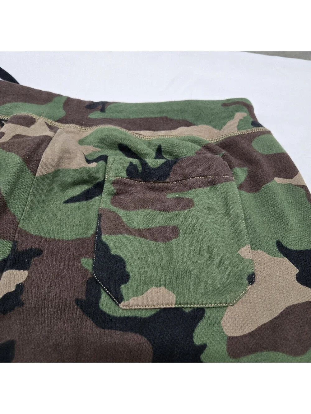 EUC Men's XL Polo Ralph Lauren Fleece Jogger Woodland Camo Brown Green Tan Black